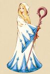  1girl closed_mouth final_fantasy final_fantasy_tactics full_body highres long_hair simple_background solo white_mage white_mage_(fft) 