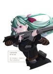  1girl absurdres apex_legends faalia green_hair hair_ornament hairclip highres holding holding_weapon md5_mismatch mikuv1 one_eye_closed original pink_eyes resolution_mismatch source_smaller virtual_youtuber weapon 