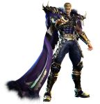  3d armband armor blonde_hair boots cape hokuto_musou hokuto_no_ken manly muscle official_art pauldrons souther standing 