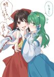  absurdres hakurei_reimu highres kochiya_sanae touhou tunokiti 