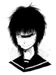  bust character_request cyclops monochrome original tanko tears ume_(noraneko) 