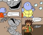  comic humor lowres onix pokemon squirtle takeshi_(pokemon) 