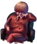  blonde_hair formal male mother_(game) mother_2 necktie nintendo porky_minch sitting smile suit 