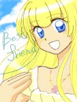 blonde_hair blue_eyes drawback english jewelry long_hair necklace open_mouth pocket_monsters_pipipi_adventures pokemon sandy_(pokemon) sky solo 