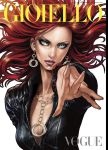  cartier cleavage green_eyes jean_grey leather_suit leathersuit marvel red_hair redhead sana_takeda x-men 