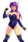 abs bad_id choker elbow_gloves fingerless_gloves gloves highres leotard long_hair nei oggy_(oggyoggy) oldschool phantasy_star phantasy_star_ii purple_eyes purple_hair simple_background solo thigh-highs thighhighs violet_eyes