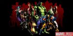  3d capcom chris_redfield highres hulk iron_man marvel marvel_vs_capcom marvel_vs_capcom_3 morrigan_aensland official_art resident_evil ryuu_(street_fighter) street_fighter vampire_(game) wolverine x-men 