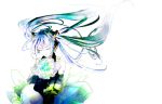  bad_id blue_hair closed_eyes hatsune_miku highres long_hair nogi simple_background solo twintails vocaloid 