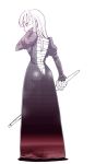  dress hakudou_yayoi hoshi_no_samidare long_hair looking_back shea_moon shinai sword tonpu weapon 