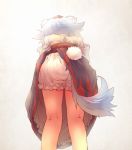  ass bloomers bunny_tail inubashiri_momiji kneepits leaning_forward sankuma skirt solo tail touhou wolf_tail 