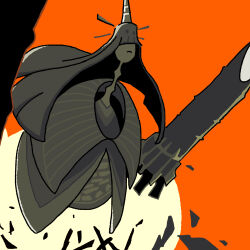  bamboo celesteela closed_mouth commentary debris explosion floating flying full_body no_eyes no_humans pokemon pokemon_(creature) saboteri_(savot) solo 