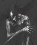  dark demon devilman monster smile 