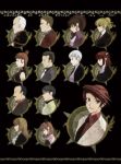  brown_hair crown dress formal glasses hime_cut necktie red_hair redhead silver_hair suit umineko_no_naku_koro_ni ushiromiya_ange ushiromiya_battler ushiromiya_eva ushiromiya_george ushiromiya_hideyoshi ushiromiya_jessica ushiromiya_kinzou ushiromiya_krauss ushiromiya_kyrie ushiromiya_maria ushiromiya_natsuhi ushiromiya_rosa ushiromiya_rudolf yamato_(inraitei) 