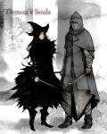  beard black_hair blue_eyes coat demon&#039;s_souls demon's_souls facial_hair hat highres long_hair sage_freke_the_visionary witch witch_hat yuria_the_witch 