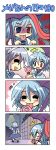  /\/\/\ 2girls 4koma blue_eyes blush candy colonel_aki comic heterochromia izayoi_sakuya lollipop multiple_girls o_o red_eyes silent_comic surprised sweatdrop tatara_kogasa tongue touhou translated 