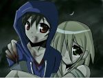  blood green_eyes hunter_(left4dead) left_4_dead moon red_eyes witch_(left4dead) 