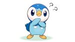  ? ?? blue_eyes closed_mouth commentary_request frown full_body looking_up no_humans official_art piplup pokemon pokemon_(creature) project_pochama solo standing toes white_background 