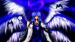  angel_wings bat sariel staff touhou touhou_(pc-98) wings wink 