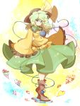 green_hair hat heart heart_of_string komeiji_koishi rojiuranoneko skirt touhou
