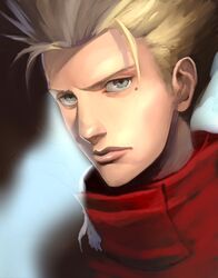  bad_id blonde_hair green_eyes kaiseki male short_hair solo trigun vash_the_stampede 