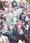  6+girls absurdres ako_(blue_archive) angel angel_wings animal_ear_fluff animal_ears anniversary arisu_(blue_archive) arona_(blue_archive) aru_(blue_archive) asuna_(blue_archive) azusa_(blue_archive) bag blue_archive book cat_ears character_request commentary_request demon_girl demon_horns everyone glasses halo hanako_(blue_archive) hasumi_(blue_archive) hat hifumi_(blue_archive) highres hina_(blue_archive) horns hoshino_(blue_archive) hug hug_from_behind iori_(blue_archive) karin_(blue_archive) kayoko_(blue_archive) koharu_(blue_archive) messiah_&amp;_crea midori_(blue_archive) military military_uniform momoi_(blue_archive) multiple_girls mutsuki_(blue_archive) neru_(blue_archive) pointy_ears scarf school_bag school_uniform shiroko_(blue_archive) stuffed_animal stuffed_toy uniform wings yuzu_(blue_archive) 