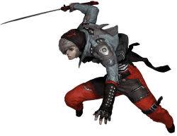 1boy artist_request beanie belt belt_buckle black_belt black_eyeliner black_gloves blonde_hair boots buckle concept_art cropped_jacket denim denim_jacket dynamic_pose eyeliner fingerless_gloves gloves green_eyes gunz_2_the_second_duel gunz_the_duel harness hat holding holding_sword holding_weapon jacket makeup official_art pants pouch punk red_pants rivets shirt striped_clothes striped_shirt sword thigh_belt thigh_strap third-party_source weapon zipper zipper_pull_tab 