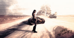  1girl 3d absurdres arm_tattoo armored_boots bare_arms bare_shoulders black_boots black_hair black_shorts boots breasts brown_pantyhose brown_theme caldari_state_(eve_online) cannon capital_ship_(eve_online) carrier carrier_(eve_online) caterpillar_tracks closed_mouth commentary creodron_(eve_online) crop_top desert electronic_warfare_ship_(eve_online) english_commentary eve_online from_side full_body gallente_federation_(eve_online) highres hybrid_weapon_(eve_online) knee_boots lips long_hair medium_breasts midriff military_vehicle motor_vehicle motorcycle niden_(nidensommer) nidensommer nose nyx_(eve_online) original outdoors pantyhose realistic scenery science_fiction short_shorts shorts simple_bird sky solo spacecraft standing super_capital_ship_(eve_online) supercarrier_(eve_online) tank tank_top tank_turret tattoo very_long_hair white_tank_top wreckage 