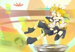  blonde_hair kagamine_len kagamine_rin short_hair twins vocaloid 