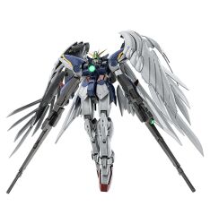  3d armor armor_skirt arms_at_sides blue_armor buster_rifle commentary_request energy_gun feathered_wings full_body green_eyes gun gundam gundam_battle_operation_2 gundam_wing gundam_wing:_endless_waltz helmet holding holding_energy_gun holding_gun holding_weapon looking_ahead mecha mecha_focus mechanical_wings midair mobile_suit multicolored_armor multiple_wings no_humans official_art robot science_fiction scope shoulder_armor simple_background solo transparent_background v-fin vambraces weapon white_armor white_wings wing_gundam_zero_custom winged_helmet wings 