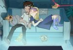  1boy 1girl blonde_hair brown_hair female male marco_diaz star_butterfly star_vs_the_forces_of_evil 