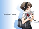  headphone_+_musume headphones otakubeam school_uniform 