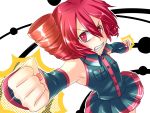  caffein detached_sleeves drill_hair kasane_teto punch utau 