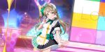  blush brown_eyes brown_hair dress long_hair love_live!_school_idol_festival_all_stars minami_kotori 