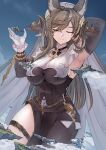  absurdres floating_island galleon_(granblue_fantasy) giant giantess goddess granblue_fantasy highres pixiv sky 