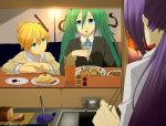  food hatsune_miku kagamine_len kamui_gakupo vocaloid 