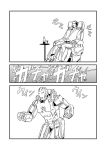  beard chair comic facial_hair iron_man makacoon marvel monochrome silent_comic tony_stark 