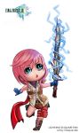  final_fantasy final_fantasy_xiii lightning sword weapon 