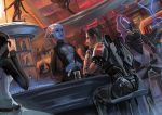  blue_skin character_request commander_shepard commander_shepard_(male) error highres mass_effect mass_effect_2 miranda_lawson shepard_(mass_effect) smile streamingsun tali&#039;zorah_nar_rayya tali'zorah 