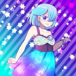  10s 1girl aqua_hair houjou_cosmo pripara 