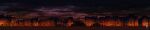  absurdres arsenixc building cityscape company_name copyright_name corpse highres mixed-language_commentary night night_sky outdoors pile_of_corpses scenery sky tsukihime tsukihime_(remake) watermark wide_image 