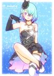  10s 1girl aqua_hair houjou_cosmo pripara 