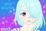  10s 1girl aqua_hair houjou_cosmo pripara 