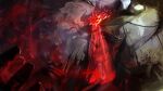  blurry blurry_background character_request commentary_request glowing highres league_of_legends red_theme statue tagme wutu_(1183238220) 