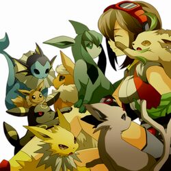  eevee espeon flareon glaceon jolteon leafeon nintendo pokemon umbreon vaporeon 