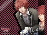  flower gloves male red_hair redhead short_hair usaba_kagerou will_(will_o&#039;_wisp) will_o&#039;_wisp 