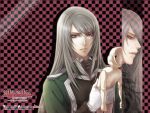  gloves ignis_(will_o&#039;_wisp) long_hair male red_eyes silver_hair usaba_kagerou will_o&#039;_wisp 