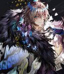  1boy absurdres bug butterfly fate/grand_order fate_(series) highres insect_wings kkuekkue_(chifer1958) male_focus oberon_(fate) solo solo_focus wings 