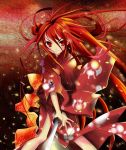  fire flame highres japanese_clothes kimono red red_eyes red_hair redhead shakugan_no_shana shana sword weapon 