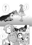  comic highres komeiji_satori mikagami_hiyori monochrome reiuji_utsuho touhou translated translation_request 