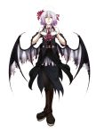 alternate_costume ascot bat_wings belt boots ghost_in_the_shell ghost_in_the_shell_stand_alone_complex gloves highres lavender_hair pantyhose parody red_eyes remilia_scarlet short_hair so-on solo touhou transparent_background transparent_backpack wings 